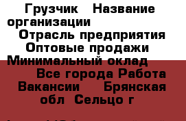 Грузчик › Название организации ­ Fusion Service › Отрасль предприятия ­ Оптовые продажи › Минимальный оклад ­ 20 000 - Все города Работа » Вакансии   . Брянская обл.,Сельцо г.